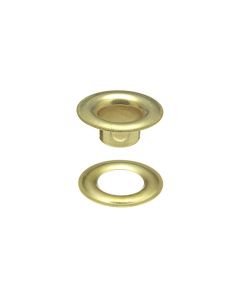 Raydodo 140 Sets Reinforced Grommet Kit, 1/4 inch Metal Brass Eyelet Kit with 3 Pieces Grommet Tool Boot Eyelet Repair Kit and Grommets for Fabric